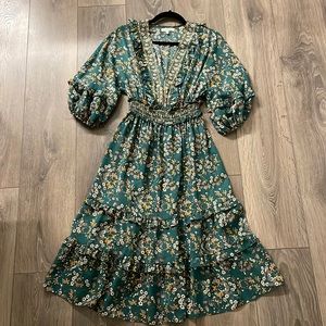 Floral midi dress